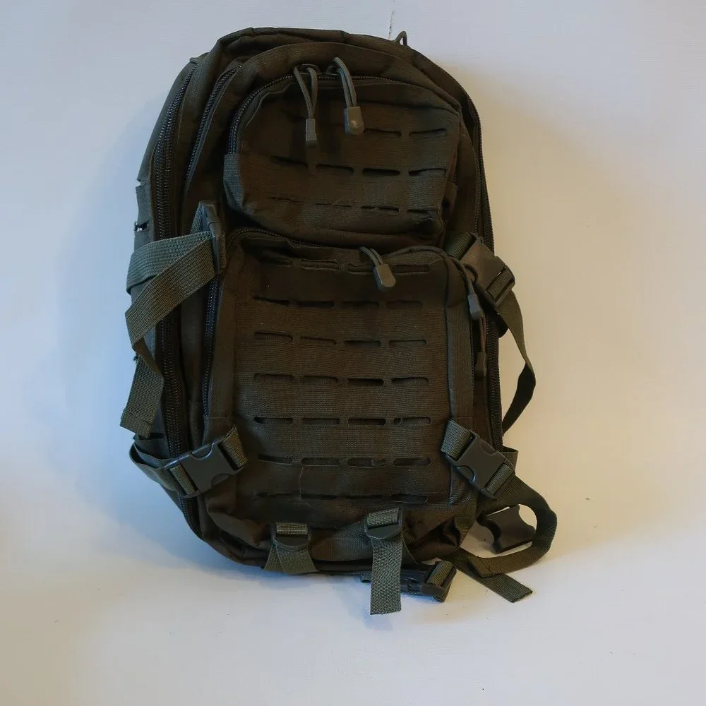 Unisex MFH Army Green Camera Backpack Bag *